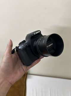 Canon 550d with Canon 50mm lens