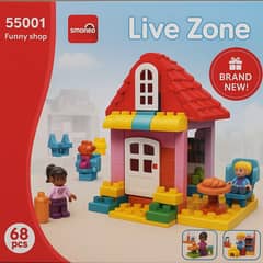 Smoneo live Zone 55001  Funny Shop  -68 PCS Building sets for kids