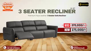 3 Seater Sofa Recliner - Leather sofa Recliner - Recliners Sofa Sale
