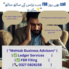 FBR Ledger Reconciliation & Tax Filing Services in Pakistan
