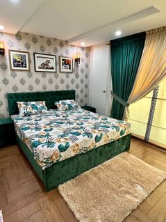 1 Bed Fully Furnished Apartment For Rent In Iqbal Block Bahria Town Lahore