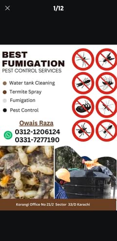 Fumigation services,Pest control,Termite spray,demak control services