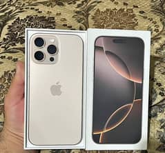 iPhone 16 Pro Max - 256GB Desert Gold | Sim time