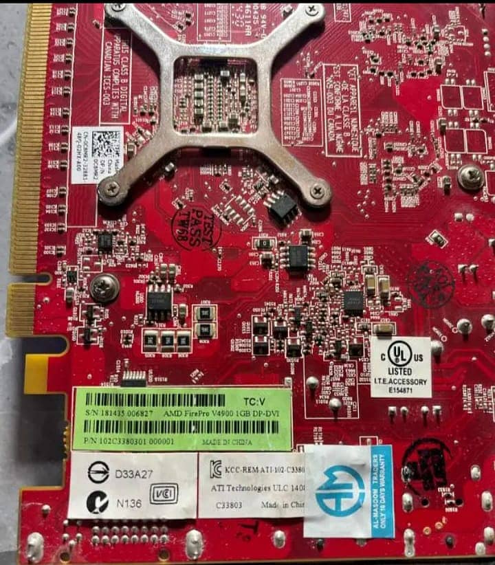 AMD Graphics Card FirePro V4900  128 bit GDDR 5 2