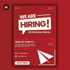 OFFICE WORK AVAILABLE FOR MALE AND FMALE
