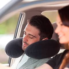 neck pillow intex black