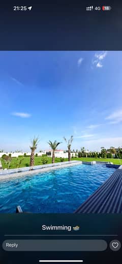 8 Kanal Farm House Swimming pool  Rent Bedian Road