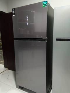 Haier fridge, HRF-538, IOT Technology, Grey Glass