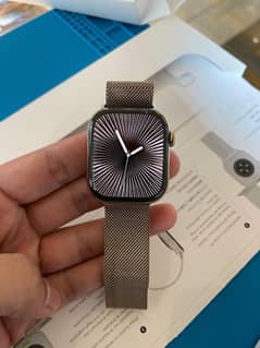 Series 10 STAINLESS STEEL apple watch GOLD