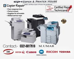 Photo copy machine and Printers sell and Repair or Provide Services
