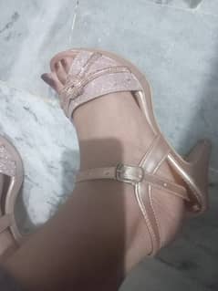 Pink fancy heels