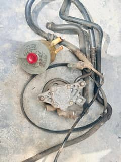 Honda City 2000-2002 power steering motor, oil container and pipes
