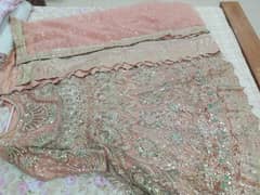 Maryam and Maria Peach bridal maxi