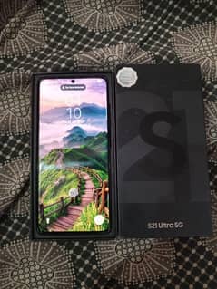 Samsung S21 Ultra - Official PTA Approved | Dual SIM | 12GB/256Gb box