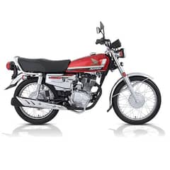 new bike red silver 125 sulf start  just 1200 chalaya like brand new