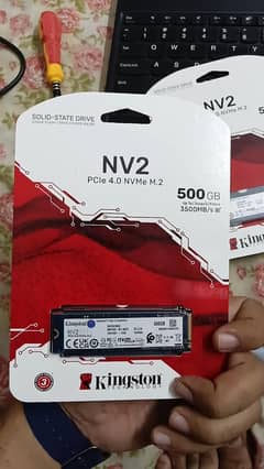 Kingston 500GB M. 2 NV2 Box Packed from Malaysia