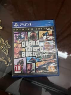 GTA V DVD PS4 Almost New Only 1 Month Use