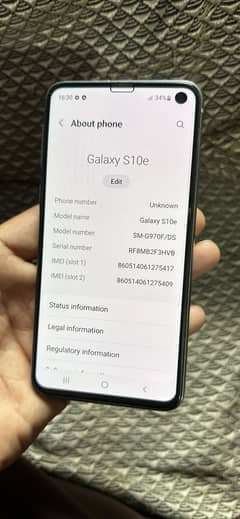 Samsung s10e dual sim pta approved