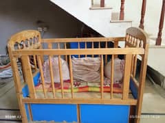 Wooden Baby Cradle (Jhoola) – Strong, Spacious, Ready to Use!