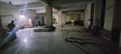 10,000 Sq Ft Space Available For Warehouse Or Gym Purposes In The Prime Location Of Y4 Of Gulshan-E-Maymar