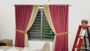 velvet curtains almost new