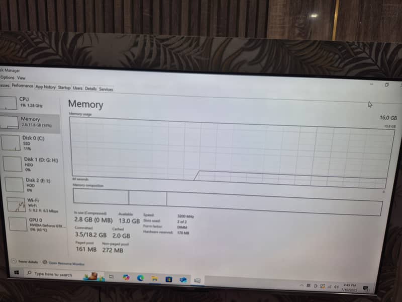 computer with 12 gen Intel R core TM(CPU) and NVIDIA GeForce GTX 1080 5