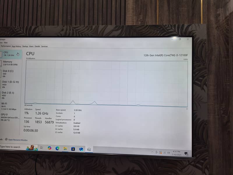 computer with 12 gen Intel R core TM(CPU) and NVIDIA GeForce GTX 1080 10