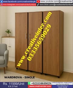 wardrobe almari cupboard 6/4ft furniture sofa chair table dressing set