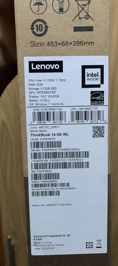Lenovo Thinkbook 14 g6 irl ( core i7 - 13 generation)
