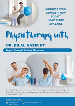 Physical therapy at your doorstep (Home visit)