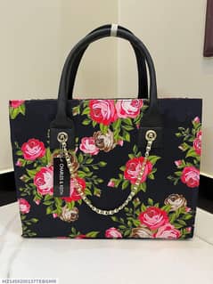 floral tote bag