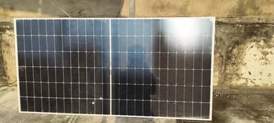 Damage solar panel