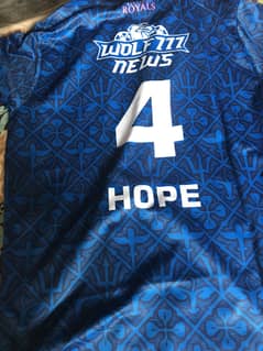 Shai Hope Match worn Official jersey