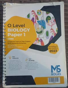 BIOLOGY (5090) (2015-2022) MS BOOKS TOPICAL PAST PAPERS FOR O'LEVELS