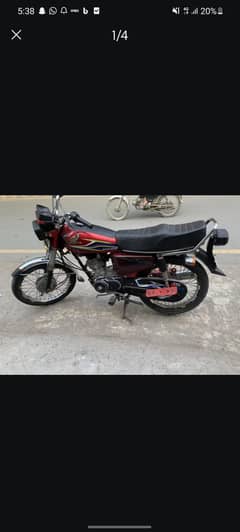 Honda 125 Original Book And File Urgent Sale