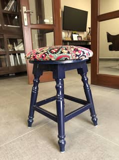 Solid wood heritage stool for sale