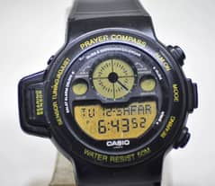 VINTAGE CASIO CPW-310 ISLAMIC PRAYER WATCH QIBLA