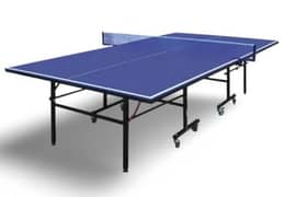 almost new table tennis with wheels