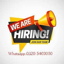 We are Hiring Staff For office management and online marketing