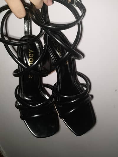 black heels