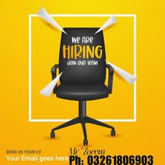 we are hiring staff for online marketing or office management
