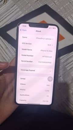 iPhone XS Max pta approved 256gb