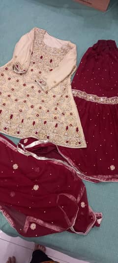 Gharara with Peplum