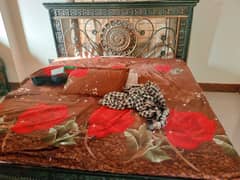 6 feet big iron bed for sale