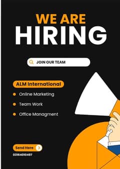 We Are Hiring Staff For Office Work And Online Marketing