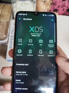 Infinix hot 11 play 4 64 gb