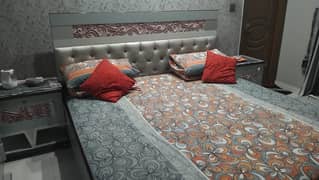 Complete Deco Lasani Wood  Room Furniture Set with 4 Door Cupboard