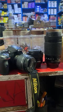Nikon D5300 with 3 lenses