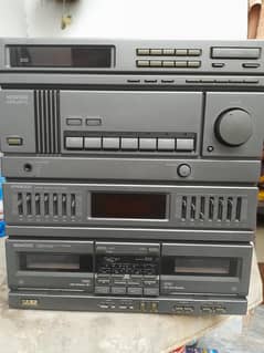 kenwood amplifier deck audio sound system basstube speakers for sale