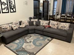 L shaped sofa